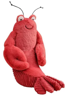Immagine prodotto di Peluche a forma di gamberetto, 45 cm, morbido, ideale come decorazione o regalo
