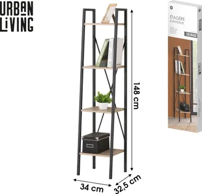 Immagine prodotto di Urban Living COLORADO scaffale 34 x 32,5 x 148 cm 151373