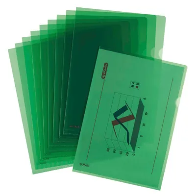 Obrázek produktu pro Herlitz 50009114, A4, Polypropylen (PP), Zelená, 10 kusů