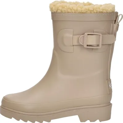 Produktbild von KEQ Rainboots Fur  Kinderlaarzen - Beige - Maat 21/22