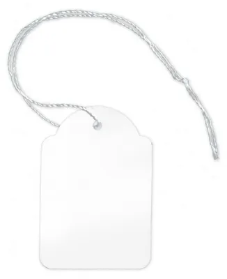 Produktbild von 1000 Preisetiketten mit Drahtaufhängung, 36 x 53 mm, weiß