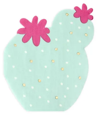 Produktbild von Kaktus-Servietten, Mix, 11,5x13,5cm (1 Box / 12 Packungen) (1 Packung / 20 Stk.)