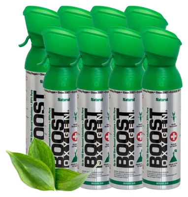 Immagine prodotto di Boost Oxygen bomboletta di ossigeno Naturale, medio, 8x5L