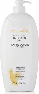 Zdjęcie produktu dla Byphasse Caresse żel pod prysznic kwiat wanilii 2000 ml