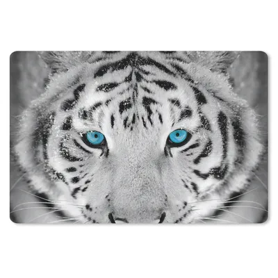 Produktbild von MuchoWow® Mauspad Mousepad Tiger - Winter - Tiere 27x18 cm - Mousepads - Maus Mat - Pad - Mausunterlage - Büroartikel - Desk Matten