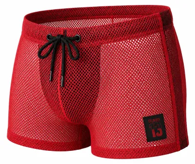 Immagine prodotto di CELLBLOCK 13 - Pantaloncini Uomo Pantaloncini ragazzo - Chain Reaction Mesh Jock Short Red - 1x Taglia XL