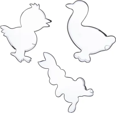 Produktbild von Orion Ausstechform Ausstecher für Kekse Lebkuchen OSTERN 3 Stück