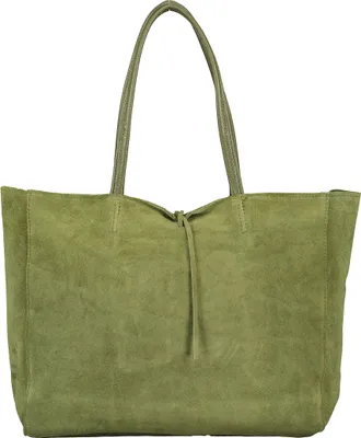 Produktbild von Hausfelder Manufaktur Shopper Velours Grün 30