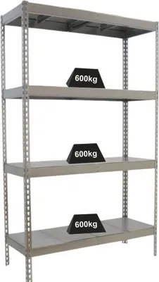 Produktbild von Simonrack Kit simonforte 1506-4, 4 Regale, Metall, Metall, Blau, Naturholz, 1500 mm, 600 mm