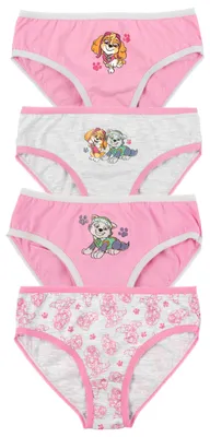 Immagine prodotto di Paw Patrol Panty per bambine - slip per bambini rosa/grigio (confezione da 4) 98/104