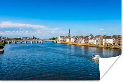 Produktbild von MuchoWow® Poster Schiff - Luft - Maastricht 30x20 cm - Plakate - Print