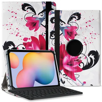 Produktbild von Tablet Tasche Tastatur für Samsung Galaxy Tab S11 S10 S9 FE Hülle Schutzhülle BluetoothFarbe Uni 360 Taschen:Motiv 6