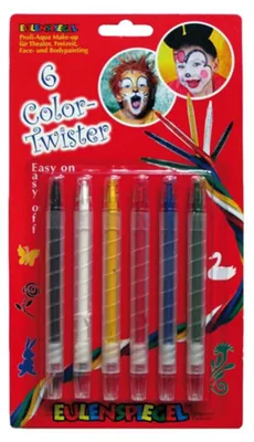 Immagine prodotto di 6 COLOR-TWISTER / Trucco professionale Eulenspiegel