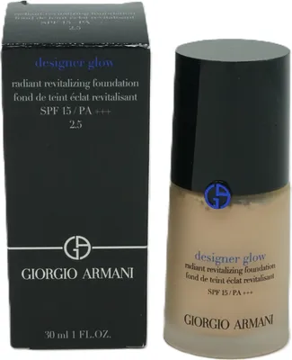 Produktbild von Giorgio Armani designer glow revitalizing foundation SPF 15 30 ml 2,5