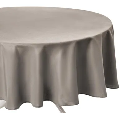 Produktbild von Atmosphera | Tischdecken - Rund - 180 cm - Beige - Elegante Tischdekoration - Pflegeleicht und schmutzabweisend