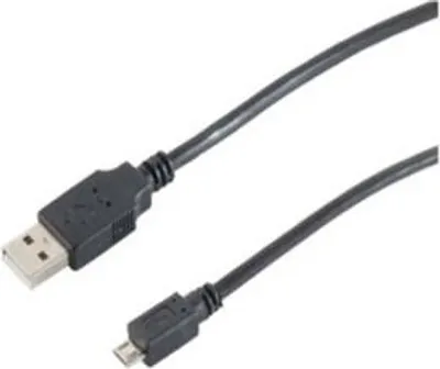 Image de shiverpeaks BS77185-HQ Câble USB A Micro-USB A Noir (BS77185-HQ)
