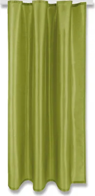 Produktbild von Gardine Alessia blickdicht mit Kräuselband, Maße: 140x145cm, Farbe: Grün