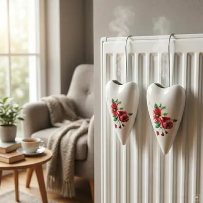 Produktbild von abc HOME | Luftbefeuchter Herzen | 2er Set