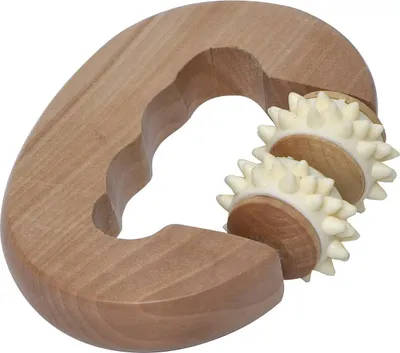 Produktbild von Massageroller körper holz - natur - Tendance