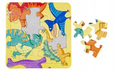 Produktbild von Dinosaurier Kinder Puzzle 16 Teile Lernspielzeug
