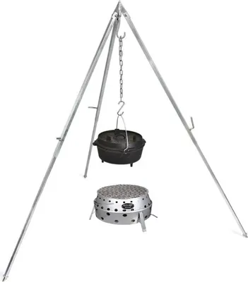 Produktbild von Petromax Feuerschale Atago Set inkl. Dreibein, Rost & Feuertopf ft9
