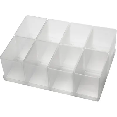 Produktbild von raaco Insert 80 8xBA8-1, Einschub, Assorter 80, Boxxser 80, CarryLite 80, Transparent, 220 mm, 160 mm, 69 mm