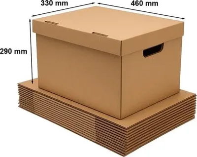Zdjęcie produktu dla Karton archiwizacyjny do przeprowadzki z wiekiem 460x330x290mm 10szt
