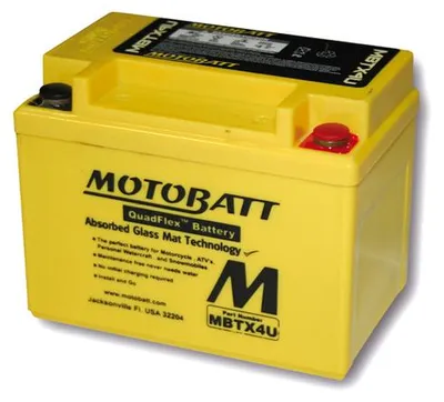 Zdjęcie produktu dla Akumulator Motobatt MBTX4U 4,7 Ah, 12 V, 2 styki