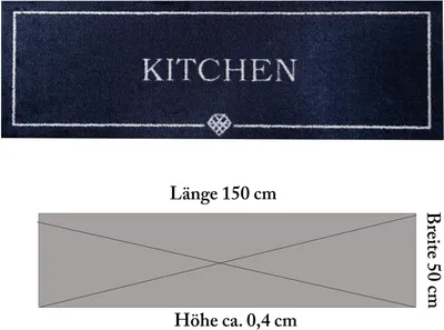Produktbild von Küchenteppich KITCHEN 150 x 050 cm