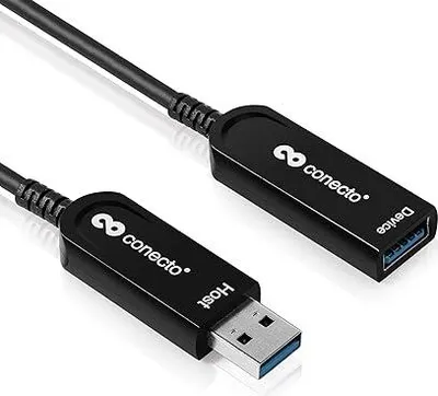 Productafbeelding van Conecto USB 3.1 (Gen 2) verlengkabel - 50 meter - 10 Gbps