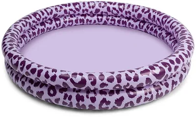 Image de Swim Essentials Piscine gonflable 100 cm Rose pâle Léopard 100 x 15 cm | Piscine gonflable pour enfants