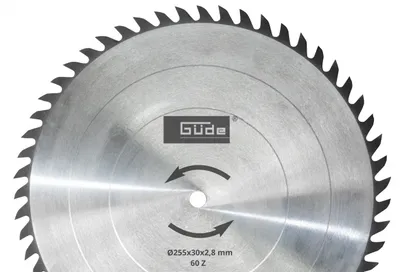 Obrázek produktu pro Güde GmbH KOTOUČ PILOVÝ HM 255x30x60Z 55263