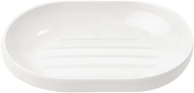 Produktbild von STEP Seifenschale weiß, rutschfest, modernes Badezimmer-Design