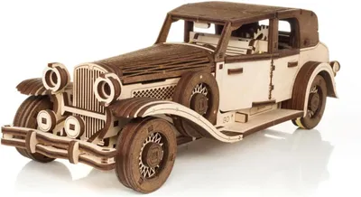 Immagine prodotto di Puzzle in legno 3D, auto d'epoca, meccanico, 278 pezzi, per adulti e ragazzi