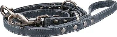 Produktbild von Spotted! Pro Leder Trainingsleine Grau 2x250cm