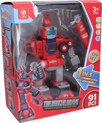 Produktbild von Autorobot zum Anschrauben mit Effekten The Rescue Brave 32 cm