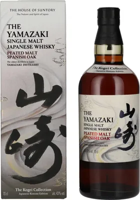 Produktbild von Suntory The Yamazaki Single Malt Peated Spanish Oak Kogei Collection 43% Vol. 0,7l in Geschenkbox