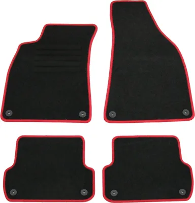 Produktbild von AD Tuning Fußmatten Set für Audi A4 8E B6 + B7, Limo + Avant