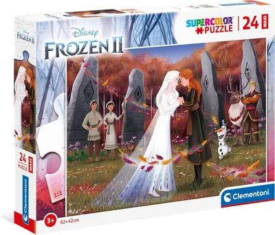 Immagine prodotto di Clementoni Puzzle 24 pezzi Maxi SuperKolor Frozen 2 24217