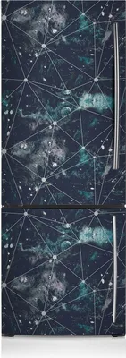 Produktbild von Magnete Küche Kühlschrank Kühlschrankmagnete 70x190 cm - Nachthimmel