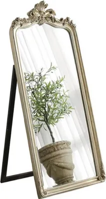 Produktbild von Casa Padrino Luxus Barock Standspiegel Antik Silber - Prunkvoller Barockstil Spiegel - Luxus Schlafzimmer Möbel im Barockstil - Barock Möbel - Luxus Qualität -  Italy