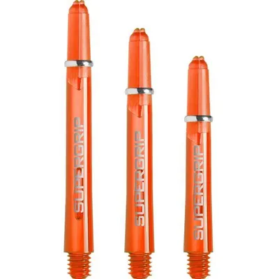 Produktbild von Harrows | Supergrip | Dartschäfte | Nylon | Orange | Short 33 mm