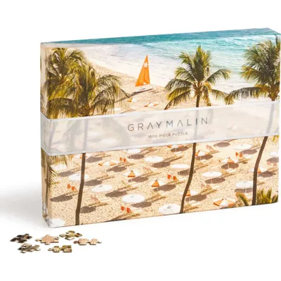 Zdjęcie produktu dla GALISON Puzzle Gray Malin: Beach Club 1000 elementów
