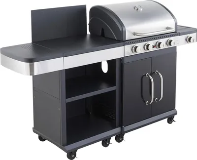 Image de Barbecue au gaz FIDGI 4 avec desserte