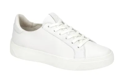 Produktbild von Ecco STREET TRAY Damenschuhe - sportliche Schnür- Halbschuhe weiß Freizeit NEU