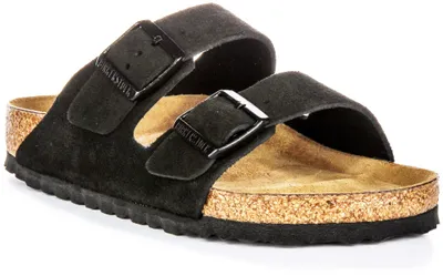 Obrázek produktu pro Birkenstock Sandal Arizona Black Softbed Suede Normal Uni