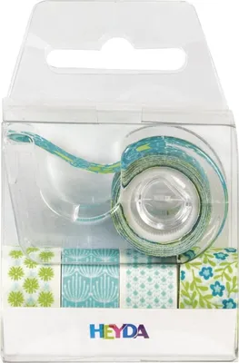 Immagine prodotto di Heyda 203584585 Deco Tapes Mini "Flowers" ogni rotolo 3 m x 12 mm verde