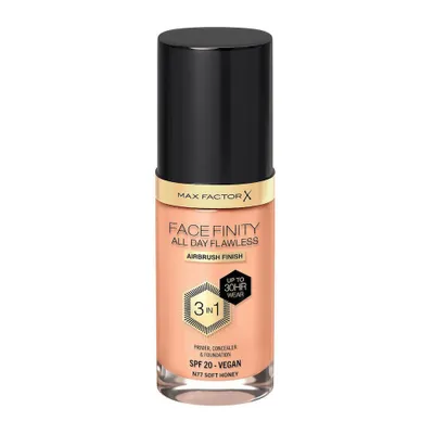 Image de Max Factor Facefinity All Day Flawless 3-in-1 Foundation N77 Soft Honey, 30ml