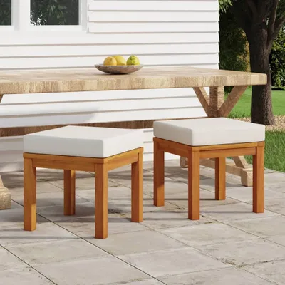 Obrázok produktu pre The Living Store Záhradná stolička s vankúšom 2 ks 40x40x42 cm z masívneho dreva akácie