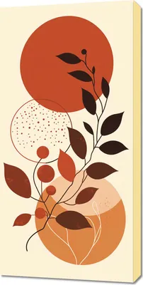 Produktbild von Bilder für das Boho-Wohnzimmer modern 50x100cm Farbton Palette